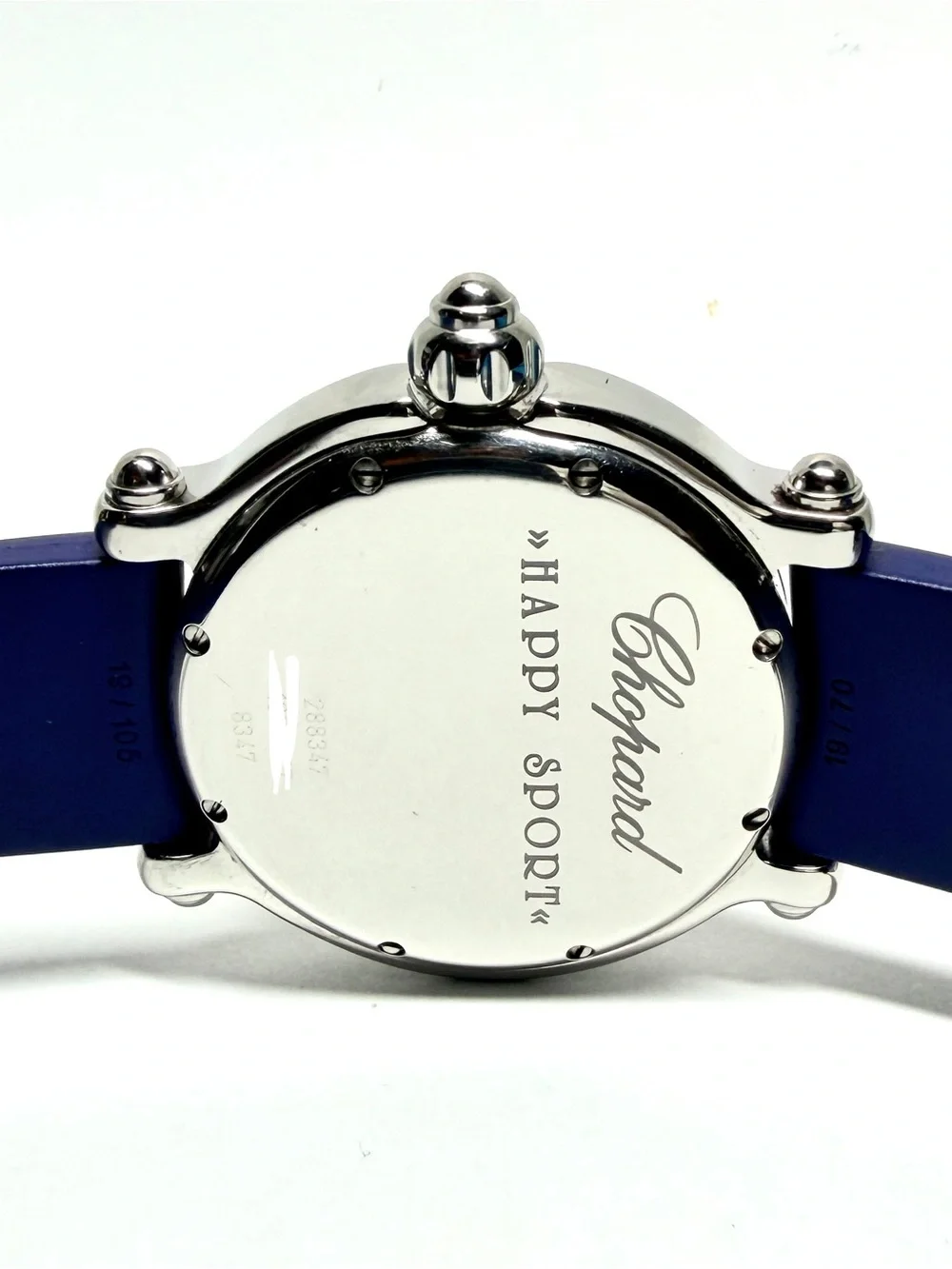 CHOPARD HAPPY SPORT Quartz 38mm Steel 3 Floating Fishes Watch